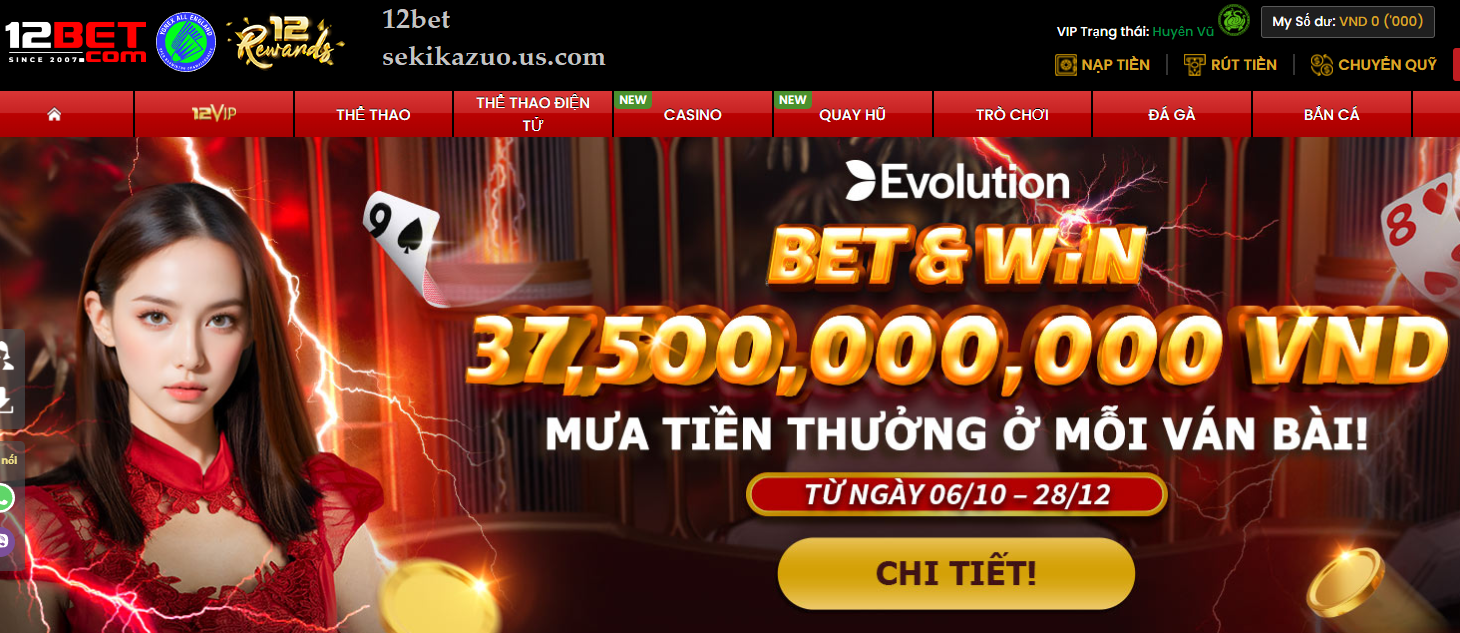 Nạp tiền 12bet